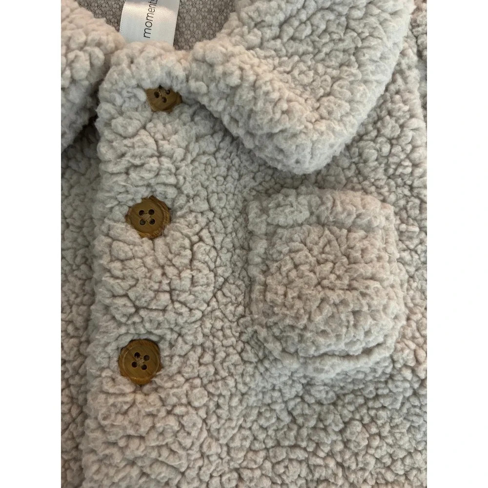 Modern Moments by Gerber Baby 0-3M Sherpa Fleece Jacket and Pants Set (0014)